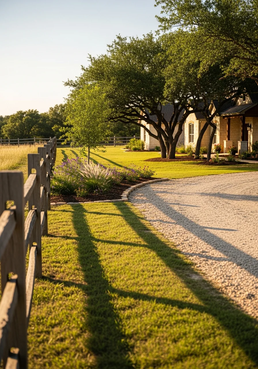 A home in Liberty Hill on a larger lot with natural landscaping and rural character.